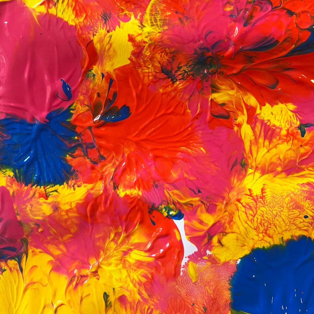 Kunstwerk aus einem Wrkshop in der Malschule Wetzlar